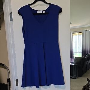 New York & Company Vibrant Blue Mini Dress